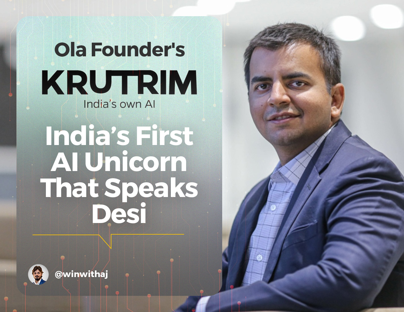 Ola Founder's Krutrim - India’s First AI Unicorn That Speaks Desi